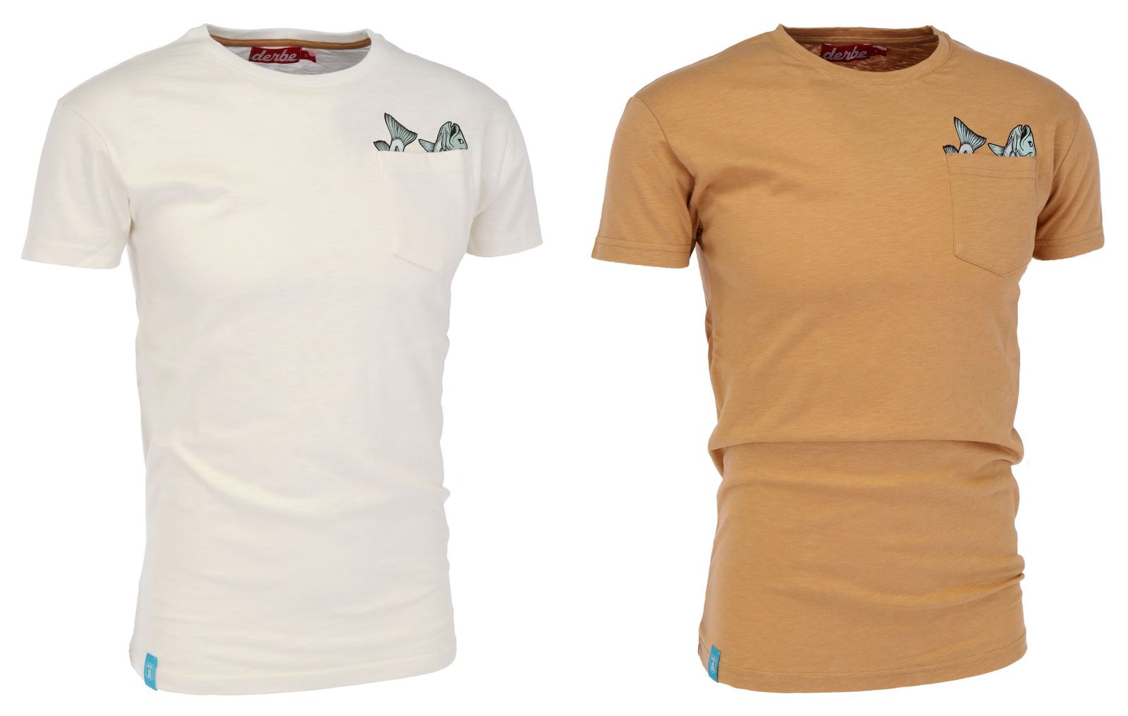 DERBE HAMBURG M-04-TSFL-TASCHENFISCH Herren T-Shirt